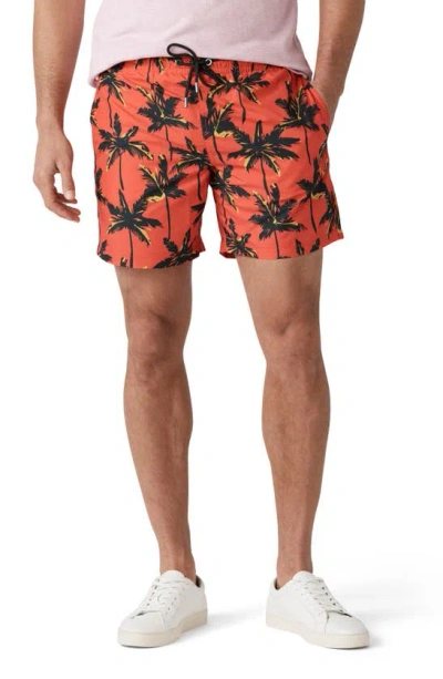 Rodd & Gunn Thompson's Cove Swim Trunks In Crimson