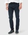 Rodd & Gunn Weston Straight Italian Denim In Blue Black