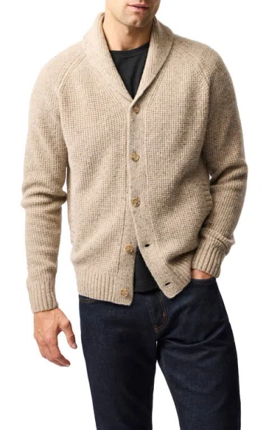 RODD & GUNN RODD & GUNN WILLIAMSON MERINO WOOL BLEND SHAWL COLLAR CARDIGAN