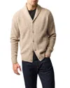Rodd & Gunn Williamson Textured Cardigan Sweater In Brown