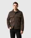 Rodd & Gunn Windsoe Virgin Wool Blend Trucker Jacket In Brown