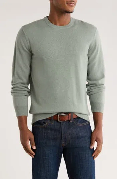 Rodd & Gunn Wool & Cashmere Crewneck Sweater In Green