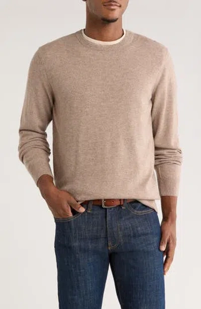 Rodd & Gunn Wool & Cashmere Crewneck Sweater In Neutral
