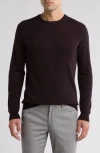 Rodd & Gunn Wool & Cashmere Crewneck Sweater In Purple
