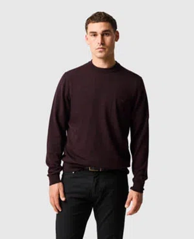 Rodd & Gunn York Bay Knit In Burgundy