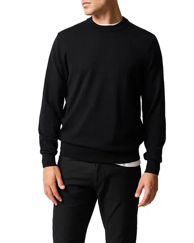 Rodd & Gunn York Bay Merino Wool Sweater In Black