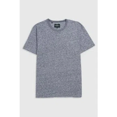 Rodd & Gunn - Fairfield Linen Blend T-shirt In Denim Blue Pp0492