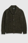 Rodd & Gunn North East Valley Wool Shawl Collar Cardigan In Green