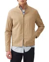 Rodd & Gunn Almadale Harrington Jacket In Tan