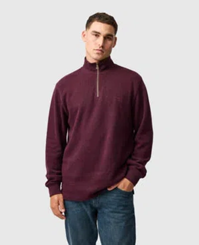 Rodd & Gunn Alton Ave Sweat In Black Fig