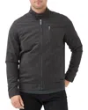 Rodd & Gunn Armitage Cotton Twill Harrington Jacket In Pewter