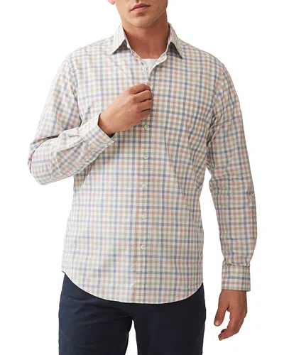 Rodd & Gunn Bankhouse Printed Long Sleeve Shirt In Snow