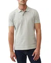 Rodd & Gunn Banks Road Slim Fit Short Sleeve Polo Shirt In Stone