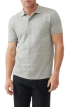 Rodd & Gunn Men's Banks Road Jacquard Cotton Slim-fit Polo Shirt In Smoke
