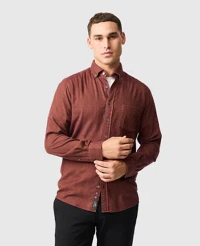 Rodd & Gunn Barrhill Sports Fit Shirt In Rust