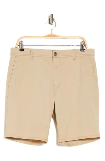 Rodd & Gunn Baylys Beach Stretch Cotton Shorts In Neutral