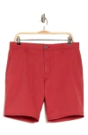 Rodd & Gunn Baylys Beach Stretch Cotton Shorts In Sienna