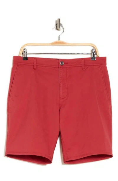 Rodd & Gunn Baylys Beach Stretch Cotton Shorts In Red