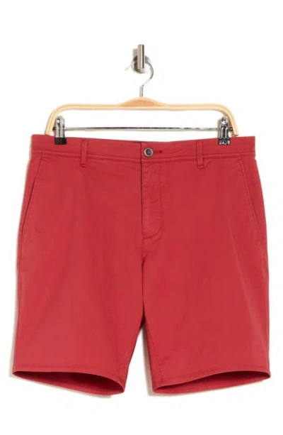 Rodd & Gunn Baylys Beach Stretch Cotton Shorts In Sienna