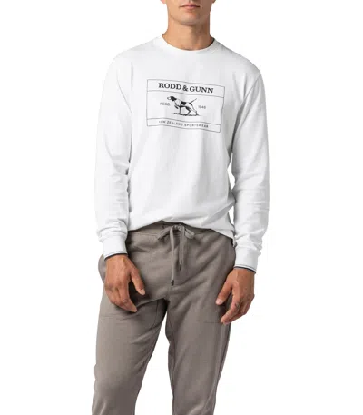 Rodd & Gunn Bonny Glen Sports Fit Tshirt In White
