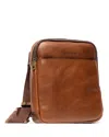 Rodd & Gunn Cambridge Leather Crossbody Satchel In Cognac