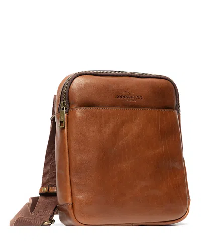 Rodd & Gunn Cambridge Leather Crossbody Satchel In Cognac