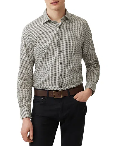 Rodd & Gunn Chatteron River Long Sleeve Sports Fit Shirt In Snow