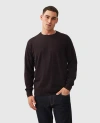 Rodd & Gunn Christchurch Knit In Black Fig