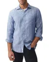 Rodd & Gunn Coromandel Linen Shirt In Indigo