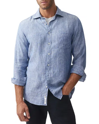 Rodd & Gunn Coromandel Linen Shirt In Indigo
