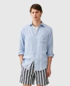 Rodd & Gunn Coromandel Sports Fit Shirt In Denim