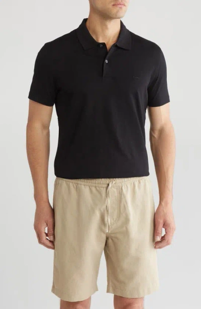 Rodd & Gunn Dalmore Sports Fit Knit Polo In Black