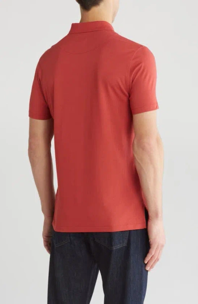 Rodd & Gunn Dalmore Sports Fit Knit Polo In Terracotta