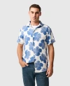 Rodd & Gunn Donnelly Track Sports Fit Short Sleeve Button-up Shirt In Regatta