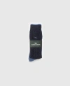 Rodd & Gunn Dunedin Cable Sock 2 Pack In Navy Denim