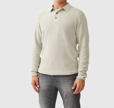 RODD & GUNN EASTERN BUSH KNIT PULLOVER SWEATER IN GREY MARLE