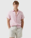 Rodd & Gunn Ellerslie Sports Fit Shirt In Wild Rose