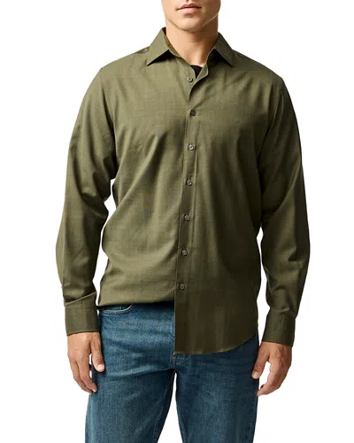 Rodd & Gunn Esk Valley Sports Fit Shirt In Pine