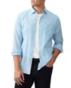 Rodd & Gunn Ferry Landing Sports Fit Stripe Button-up Shirt In Azure