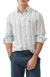 Rodd & Gunn Gimmerburn Slim Fit Linen Shirt In Washed Teal