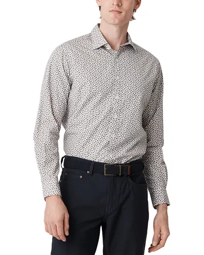 Rodd & Gunn Glenkenich Floral Print Slim Fit Shirt In Granite