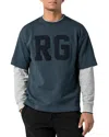 Rodd & Gunn Grahams Beach Relaxed Fleece Tee In Petrol