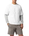 Rodd & Gunn Grahams Beach Relaxed Fleece Tee In Snow