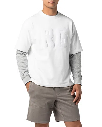 Rodd & Gunn Grahams Beach Relaxed Fleece Tee In Snow