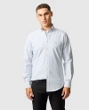 Rodd & Gunn Gunn Check Oxford 5 Sports Fit Shirt In Dusk Blue