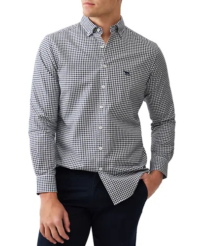 Rodd & Gunn Gunn Check Oxford Long Sleeve Slim Fit Shirt In Ink
