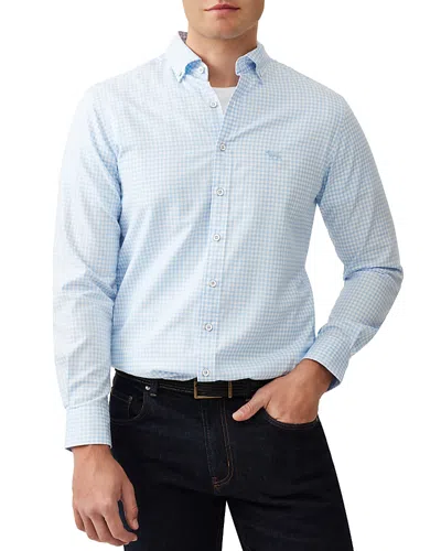 Rodd & Gunn Gunn Check Oxford Long Sleeve Slim Fit Shirt In Malibu
