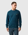 Rodd & Gunn Gunn Crew Neck Sweat In Deep Teal