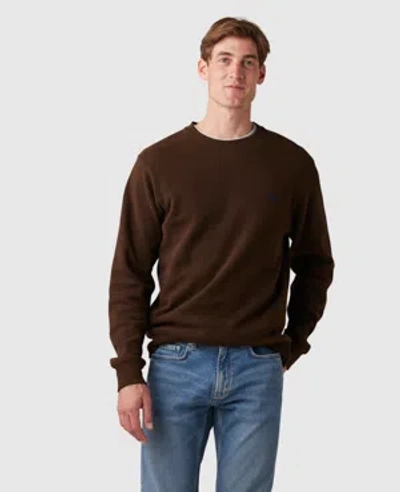 Rodd & Gunn Gunn Crew Neck Sweat In Burgundy