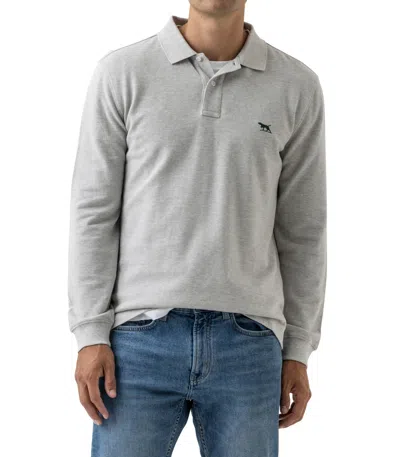 Rodd & Gunn Gunn Sports Fit Long Sleeve Polo In Black